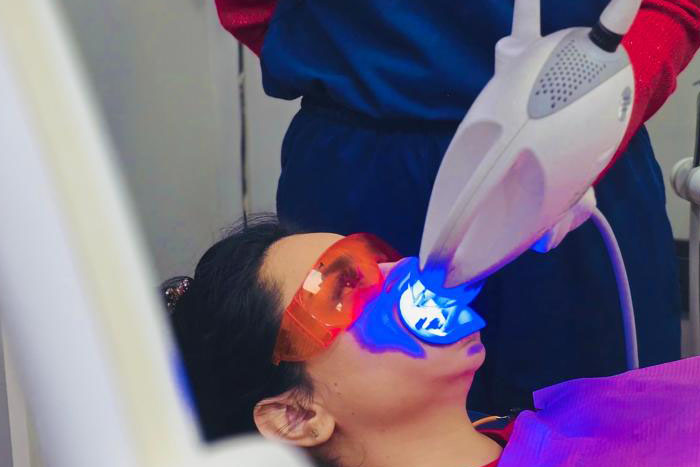 Zoom whitening setup