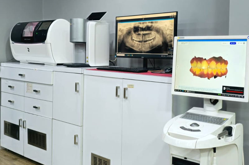 Inlay made in expert supervision